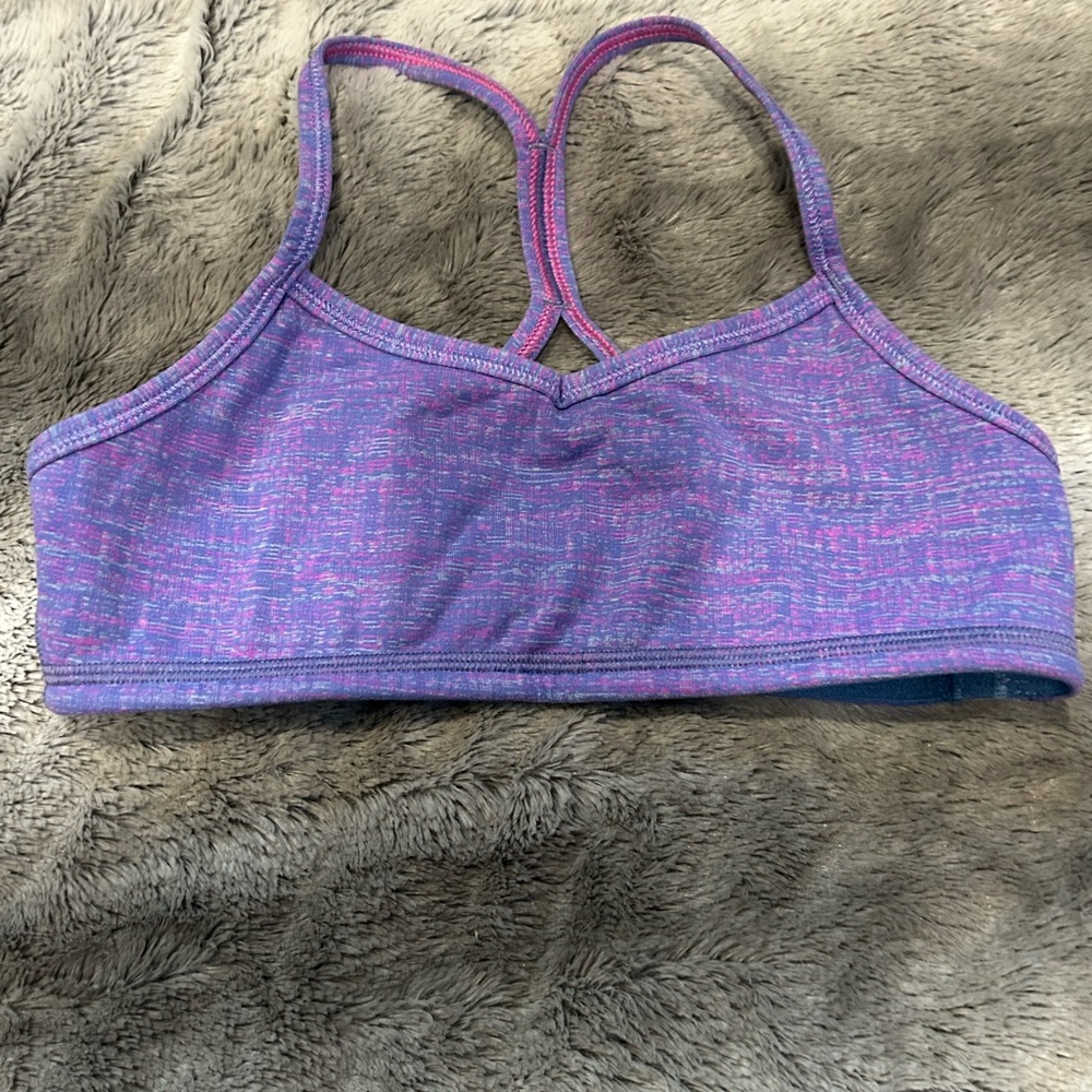Ivivva Purple/Pink Kids Sports Bra/Bralette (size 12) EUC